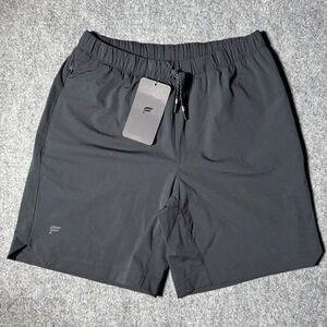 Fabletics The One Short 5 Inches Mens XS Black Logo NEW NWT